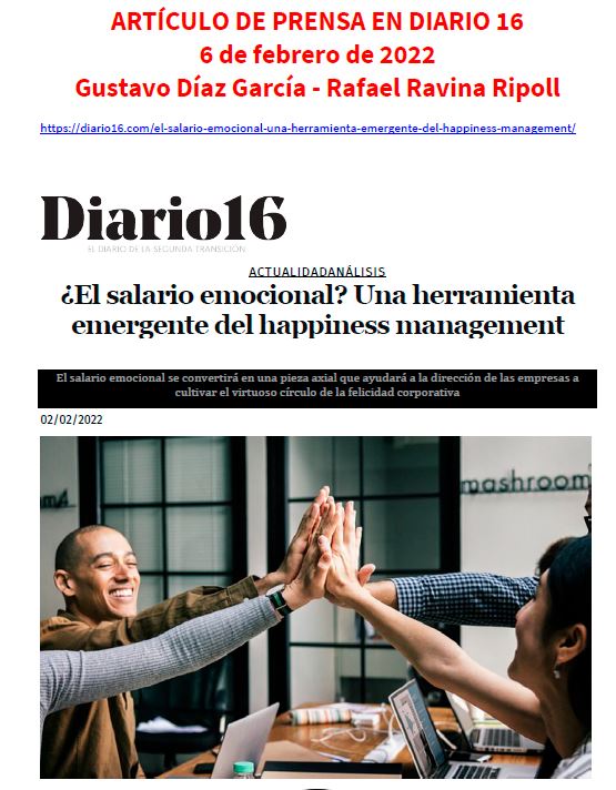 El salario emocional – Una herramienta emergente del happiness management