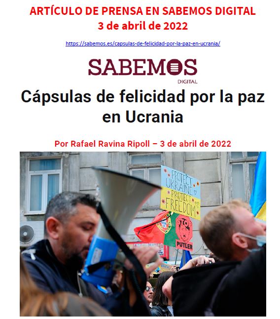 Cápsulas de felicidad por la paz en Ucrania