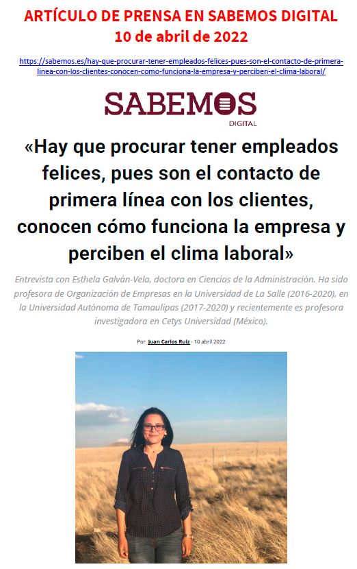 Hay que procurar tener empleados felices, pues son el contacto de primera línea con los clientes