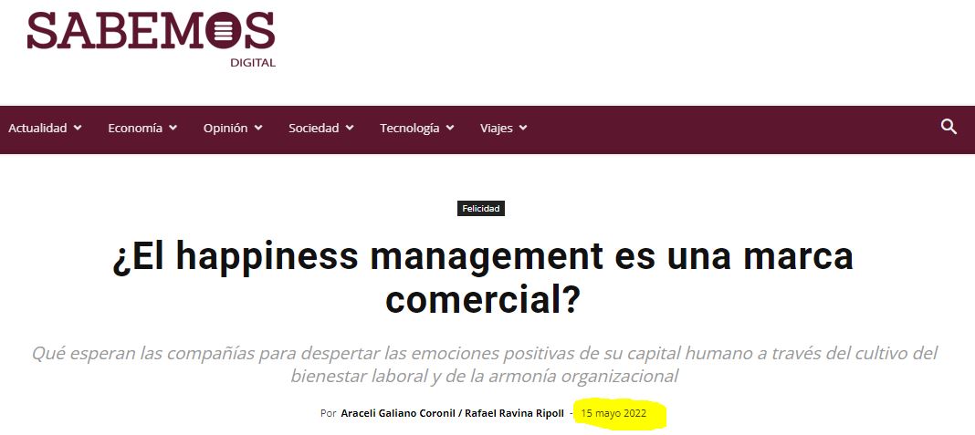 ¿El happiness management es una marca comercial?