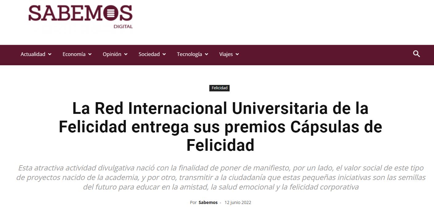 Premios Cápsulas de la Felicidad
