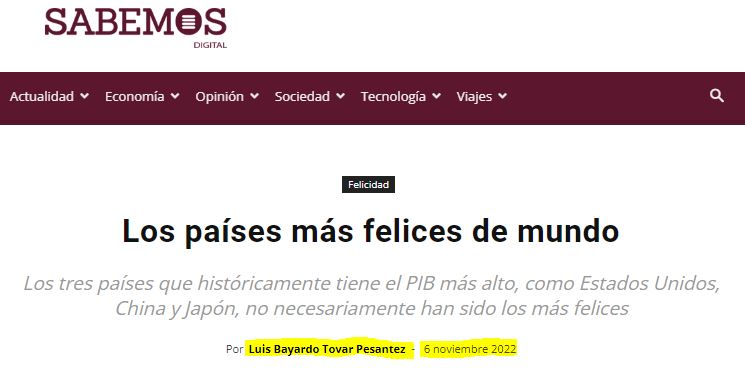 Los países más felices de mundo