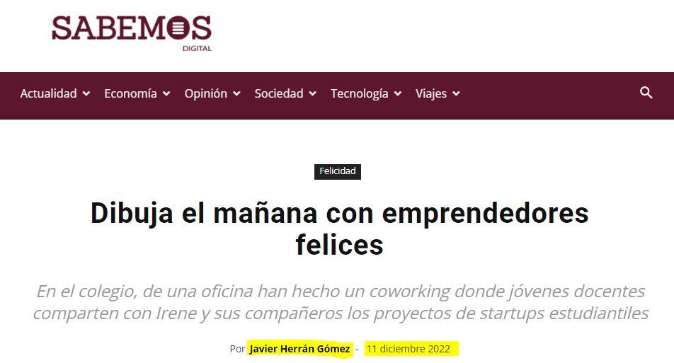 Dibuja el mañana con emprendedores felices