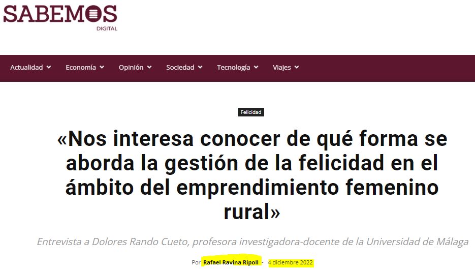 Nos interesa conocer de qué forma se aborda la gestión de la felicidad
