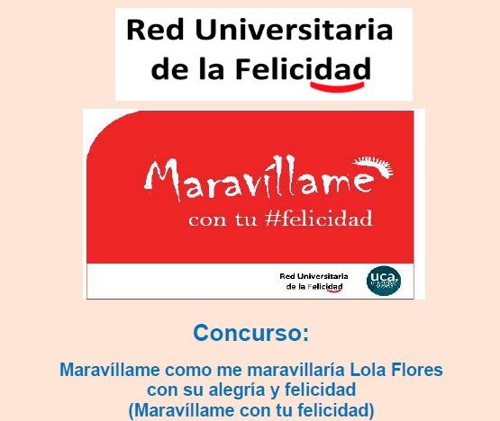 Maravíllame con tu felicidad