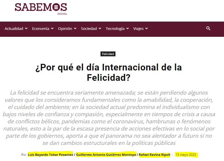 Por qué el día Internacional de la Felicidad