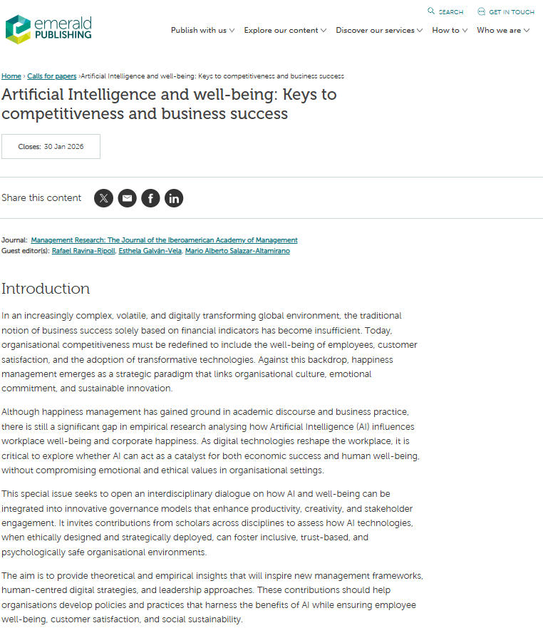 IMG Artificial Intelligence and well-being: Keys to competitiveness and business success​